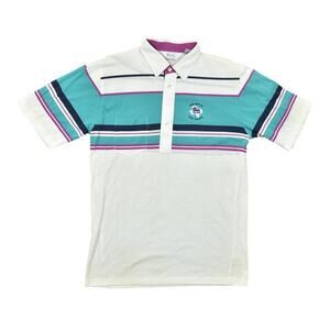 VTG Dache Men's Multicolor Polo Shirt, L, Cotton Blend Tonny Buttler Golf Course